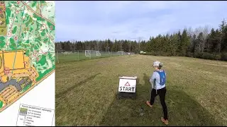 WIOL #5 at Summit Trails MS - Bryce Winters (Orienteering Headcam and route)