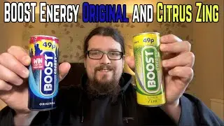 Boost Energy Original and Citrus Zing flavours. Energy Drink review!