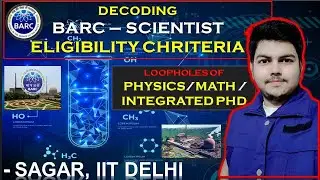DECODING BARC OCES DGFS  SCIENTIST ELIGIBILITY CHRITERIA  / PHYSICS OR MATH IS NEEDED OR NOT - SAGAR