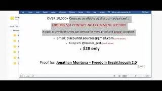 Jonathan Montoya &ndash; Freedom Breakthrough 2 0 2