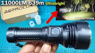 Astrolux FT02S Anduril Flashlight XHP50.2 11000LM 546m Ultrabright Powerful LED Torch Review
