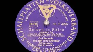 Hans Horsten Saison in Kairo