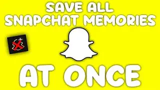 How to save ALL Snapchat Memories/photos/videos AT ONCE in under 2 minutes
