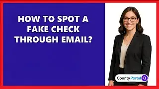 How To Spot A Fake Check Through Email?