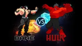 Bane vs Red Hulk - M.U.G.E.N. request