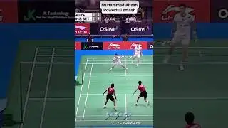 MUH AHSAN FULL SMASH! #muhammadahsan #badminton #fyp #smash