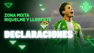 Zona Mixta de Riquelme y Llorente tras el #DinamoZagrebRealBetis 🗣🎙 | Real BETIS Balompi&eacute;