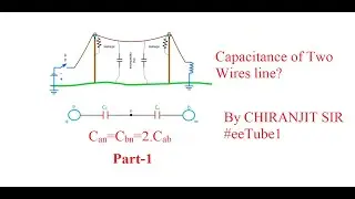 Capacitance of two wire transmission line (part-1)| Electromagnetics and power systems| EE andECE|