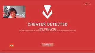 Cheater got banned live on Asuna's stream