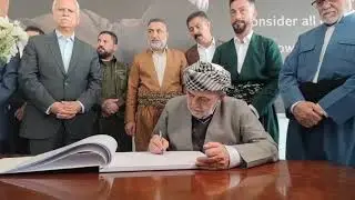ئێستا. شێخ مادح ڕابەڕی تەریقەتی نەقشبەندی گەیشتە سەر مەزاری مام جەلال