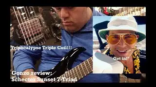 Gonzo Review Schecter Sunset 7 Triad @SchecterGuitarTV #sevenstringguitar #guitarreviews