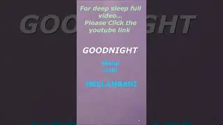 Sleep with Neelambari soothing sounds for relaxation and deep sleep with delta waves.