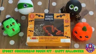 Spooky Gingerbread Dough Kit | Gingerbread Bat | Halloween Trick or Treat Toys