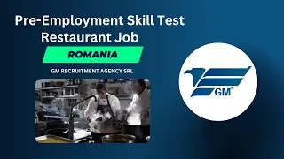 Cook Job Romania Jobs, Employment - Pre Employment Skill Test