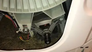 logik L612WM16 - full spin only 1200rpm (motor view - no belt/pump)