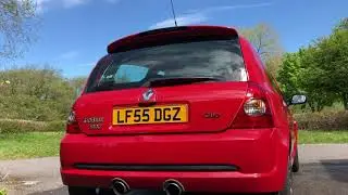Clio 182 Trophy milltek cat back exhaust