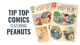 Snoopy and Charlie Brown Peanuts Comics -  Dell Tip Top Comic Books | CollectPeanuts.com