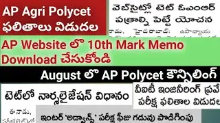 Agri Polycet Result #10th Marks Memo #AP Polycet Counselling #sampathinformation  #Tet Normalization