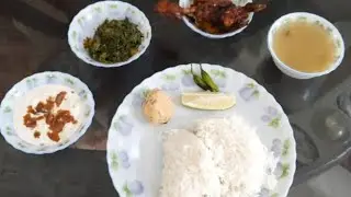 Father's day special platter🍚🍗🍲/Summer special plate/Assamese thali @ Assam flavours 😋🌞