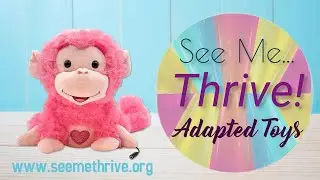 Switch-adapted Cuddle Barn Love Me Coco Animated Monkey Plush