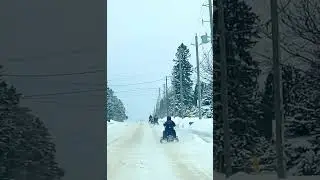 Winter Fun in Dundalk Snowmobiling Ontario🇨🇦🇨🇦 #canada #discoveringcanada