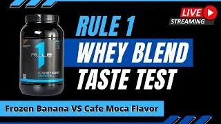 R1 WHEY BLEND TASTE & MIXABILITY TEST   [ Cafe MOCHA & Frozen BANANA FLAVOR ]