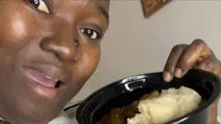Eating Nigerian food in America on new year day