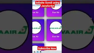 Infinite Scroll Lazy Loading using JavaScript #infinitescroll #lazyloading #frontend #csstutorial