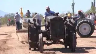 1939 Case Model L Pulling The Sled At Apache Junction, Arizona 3-8-14