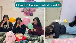 Blow the Balloon🎈😂||@kuntalsisters