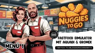Nuggies to Go 🍔 Men&uuml; 1: Plattes Rind auf Brot 🍟 Fast Food Simulator