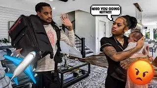 SNEAKING Out Of Town With My Assistant Prank On Carena To Get Her Reaction😱