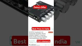 ZK-MT21 2.1 50*2+100Watt Amplifier at best price  @roboman.in #roboman.inVisit roboman.in