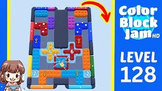 Color Block Jam Level 128 Solution Walkthrough