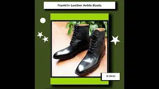 Buy Franklin Leather Ankle Boots only $139.00 at guocali.com