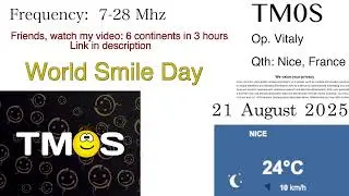 HAM RADIO. TM0S. CQ 14297