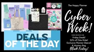 Cyber Week | Black Friday Deals! | The Happy Planner