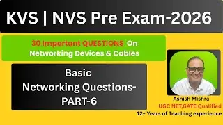 Networking Devices & Cables | KVS NVS Pre Exam 2026 | Repeater, Hub, Switch, Router