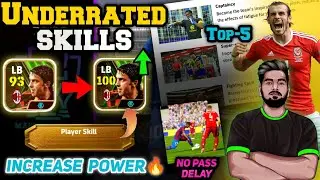 Add This Skill To Increase Player Stats|5 Underrated Skills Of EFOOTBALL 26|Konami Won't Tell U This