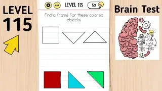 Brain Test Level 115 Find A Frame For These Colored Objects.