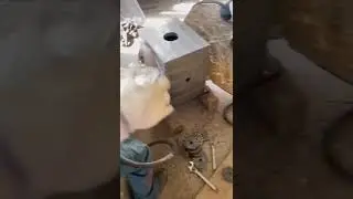 Polishing of CPP blade.