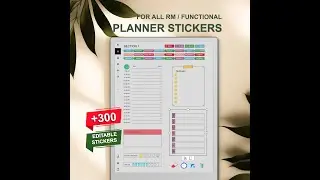 Functional Planner Stickers for reMarkable 2, Paper Pro & Move &ndash; Organize Smarter, Plan Better