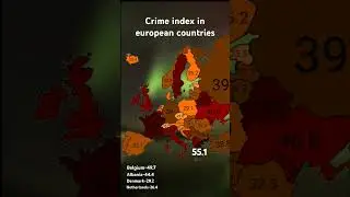 Crime index in every European country