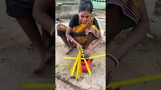 Amazing bamboo basket making process using bamboo 