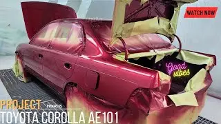 Corolla Ae101  Paint Job Done 🤩