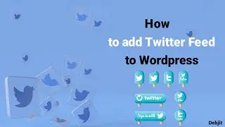 How to Add a Twitter Feed to WordPress Without a Plugin || how to add twitter feed to Wordpress