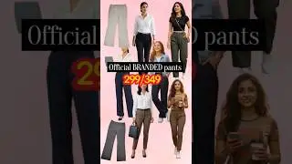 Branded Office & Mom Fit Pants Under Budget | Sizes 28&ndash;34 | Must-Have Bottoms Collection&rdquo;