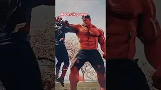 (Red hulk)  Red hulk power ☠️ wait for end 💥 -marvals edit- #thor #ironman #hulk #marvals #redhulk