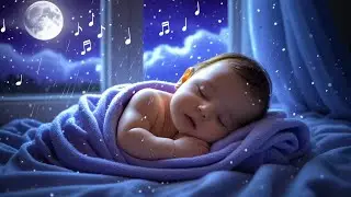 1 Hour Baby Sleep Music 🌙 &ldquo;Moonlight Hugs&rdquo; | Soothing Mozart & Brahms Lullaby for Deep Sleep