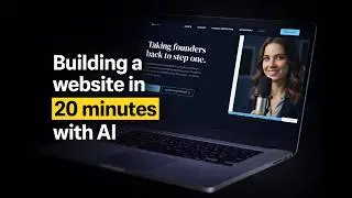 How to build a website using No-code and AI. (Full walkthrough)